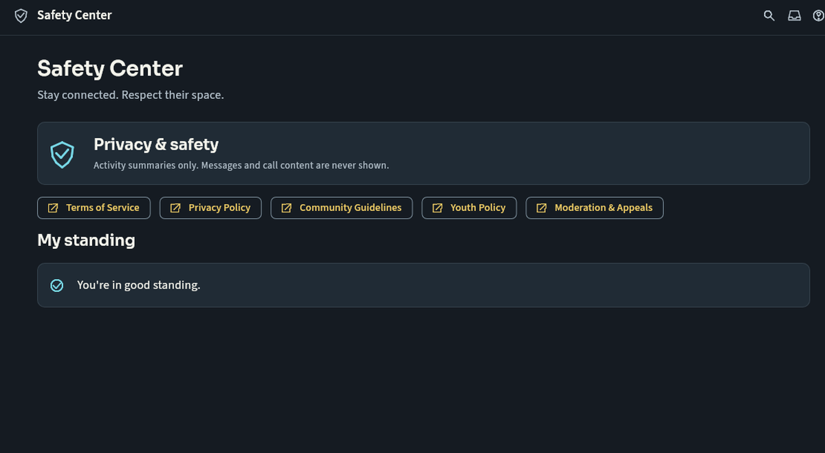 Actual app in demonstration mode with fictitious data.