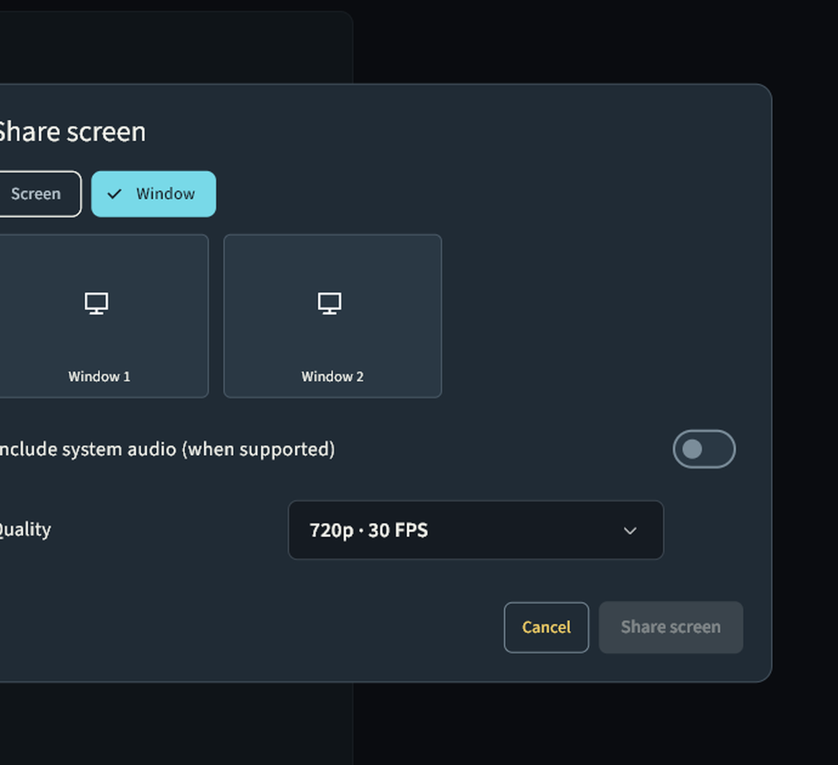Real Windows app capture connected to production; the area shown is a workflow overview, not every step.